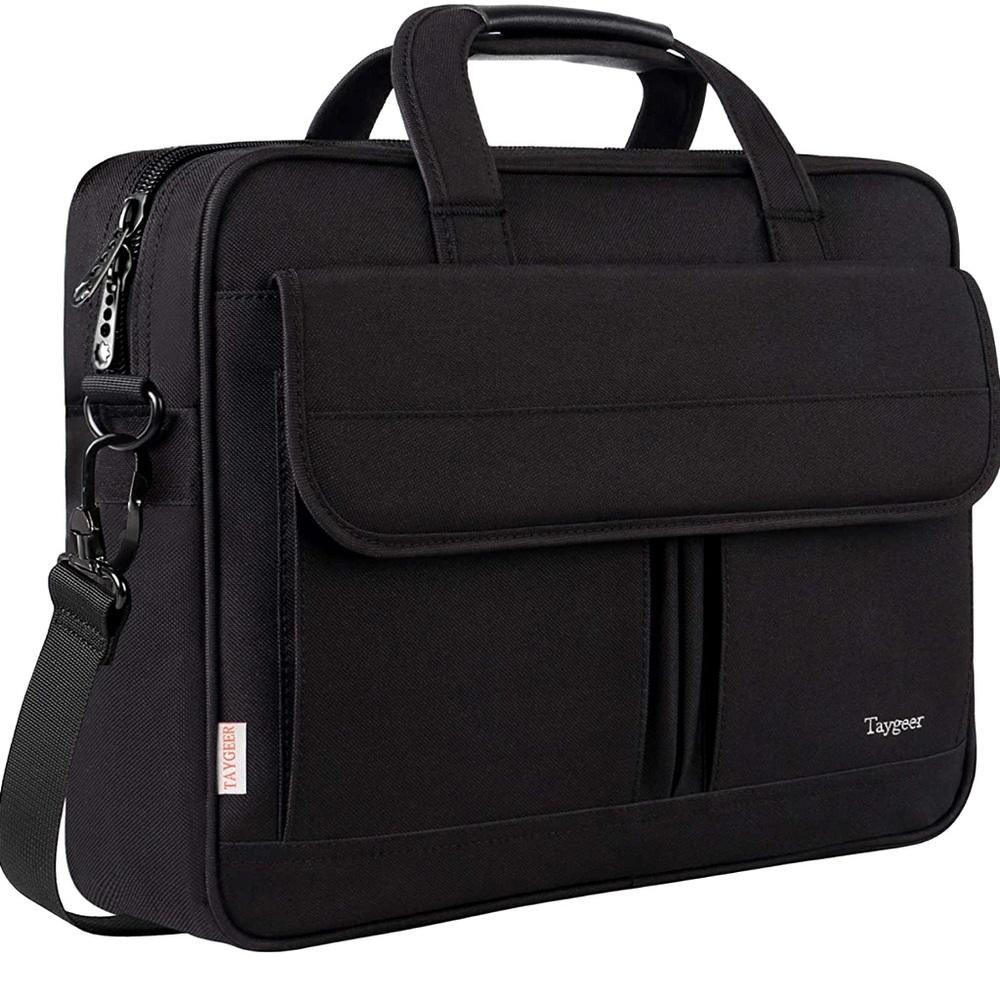 NWOT Taygeer Unisex Black Laptop Bag 15.6”
Messenger Shoulder Bag with Strap